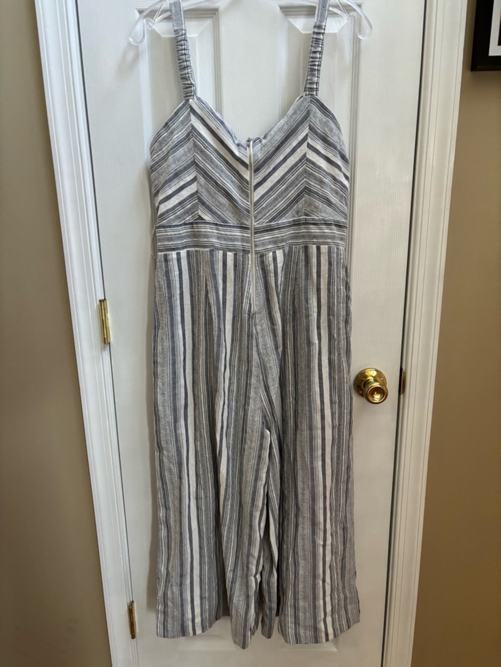 Violet Weekend Striped Tie-Front Wide-Leg Jumpsuit, Size 14, NWOT - Picture 5 of 5